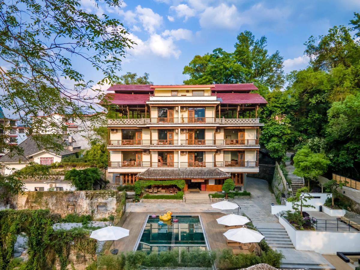 Yangshuo River Lodge Hotel-Free Pick Up From Yangshuo Area Over Three Nights Dış mekan fotoğraf